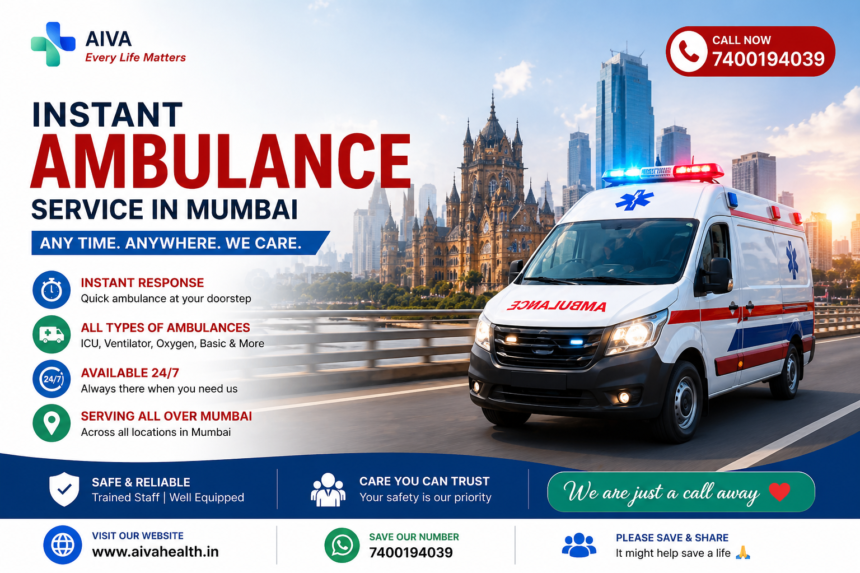 AIVA Health Mumbai Instant Ambulance Booking Platform Saving Lives in Emergencies